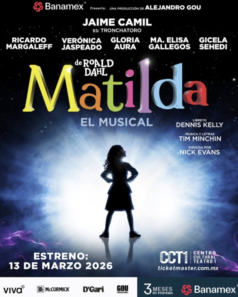 Matilda el musical llega a CDMX