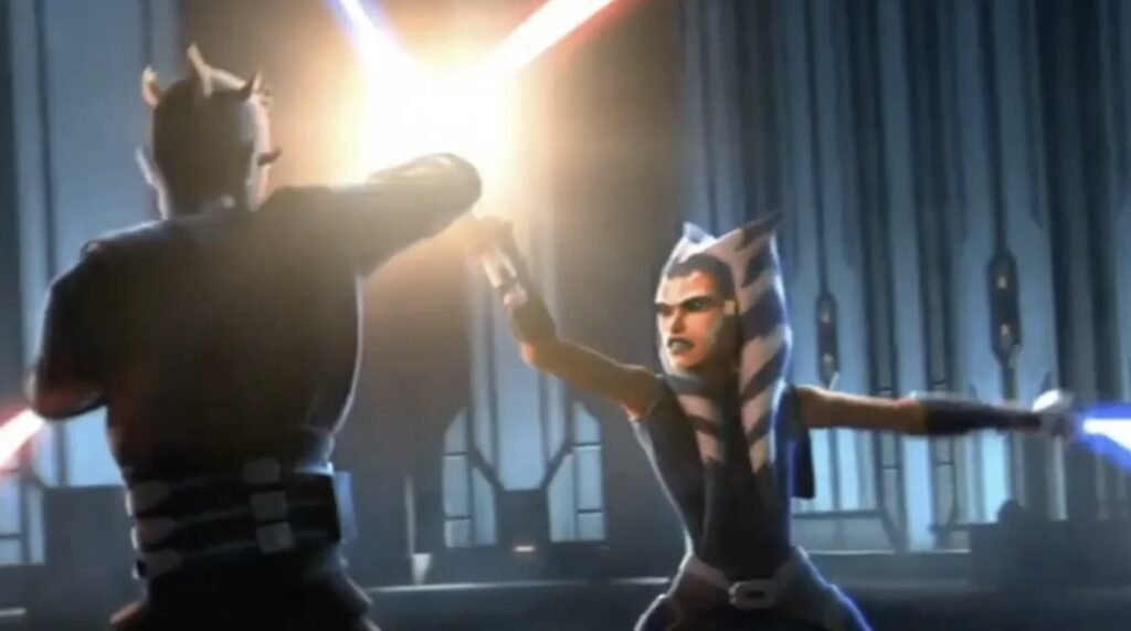 Maul contra Ahsoka en Clone Wars