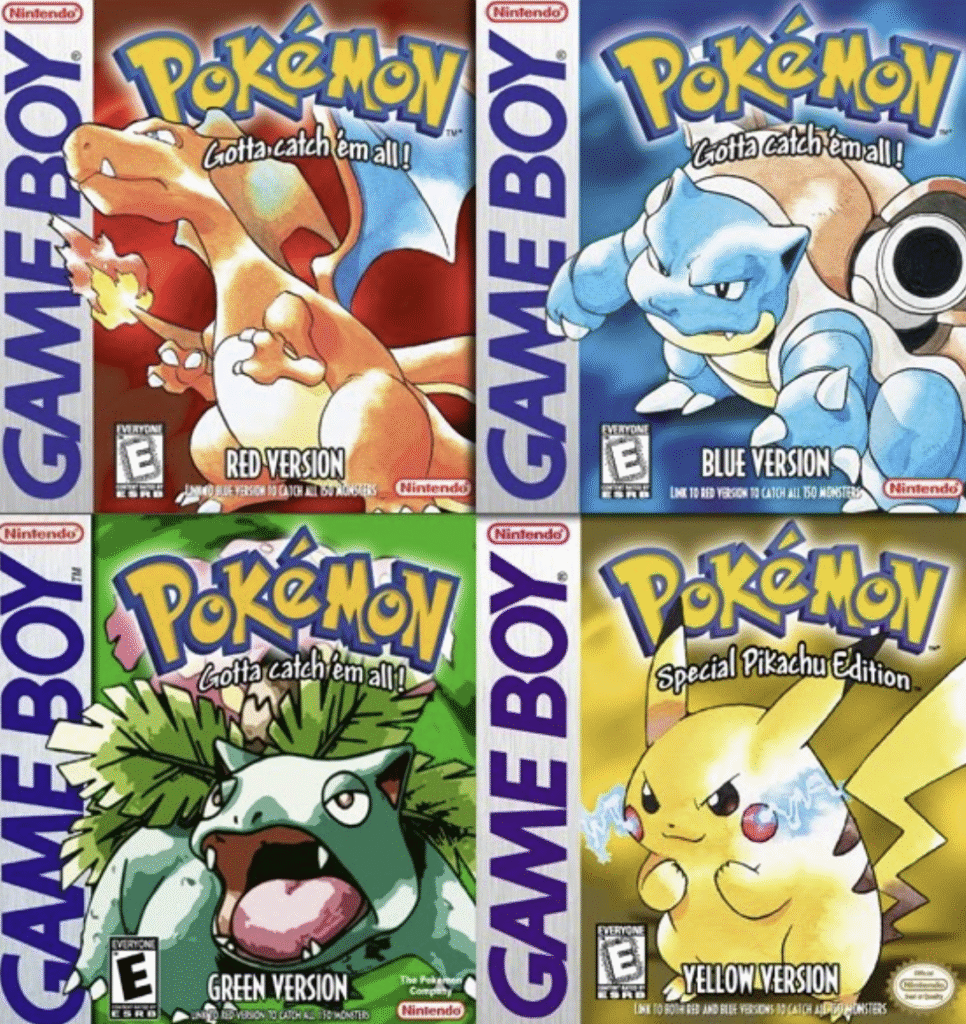 Versiones Pokémon en Game Boy
