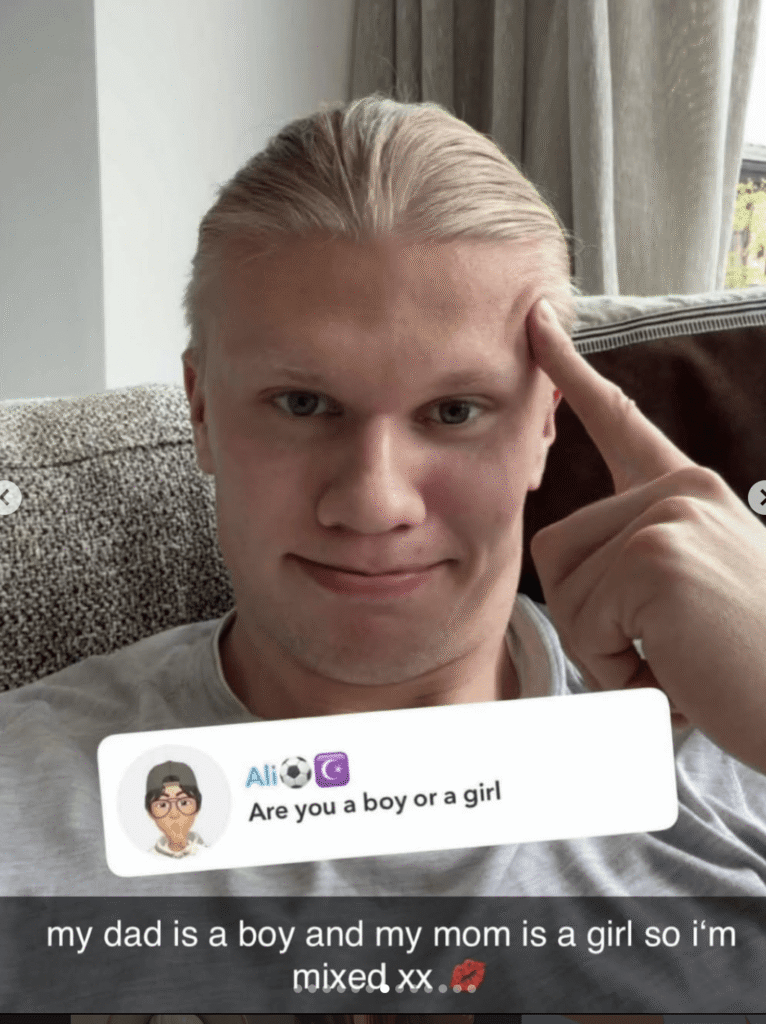 Erling Haaland jugador noruego