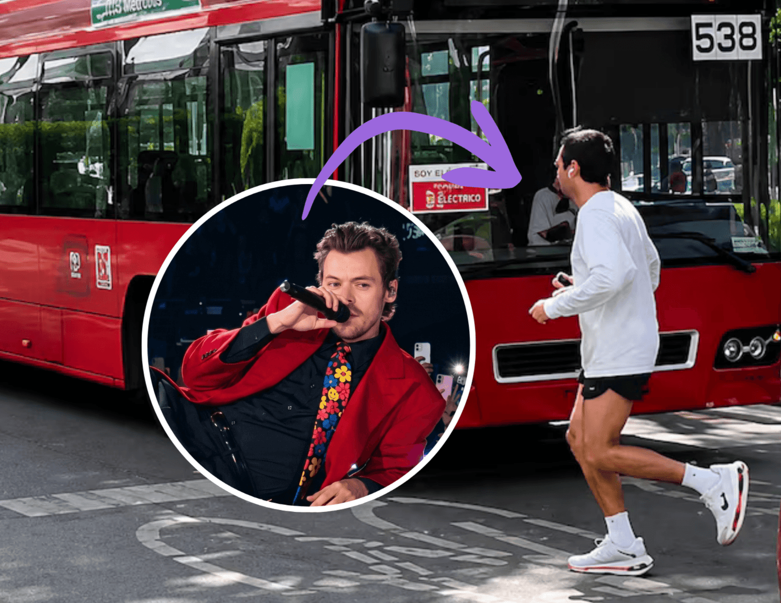 Harry Styles corre en CDXM
