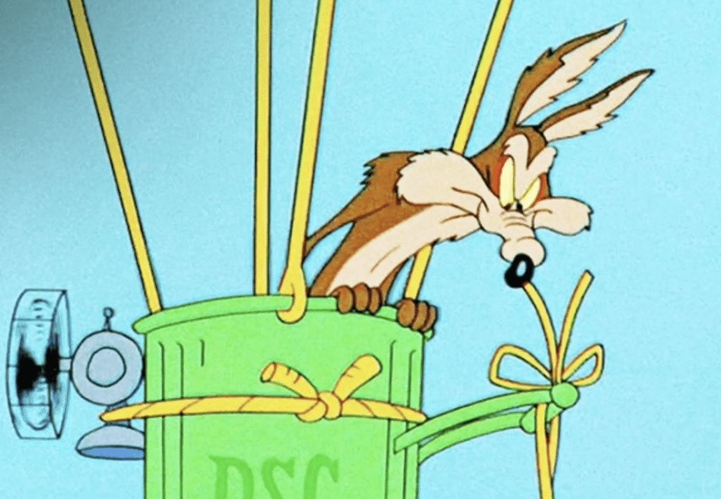 El Coyote y el Correcaminos caricatura