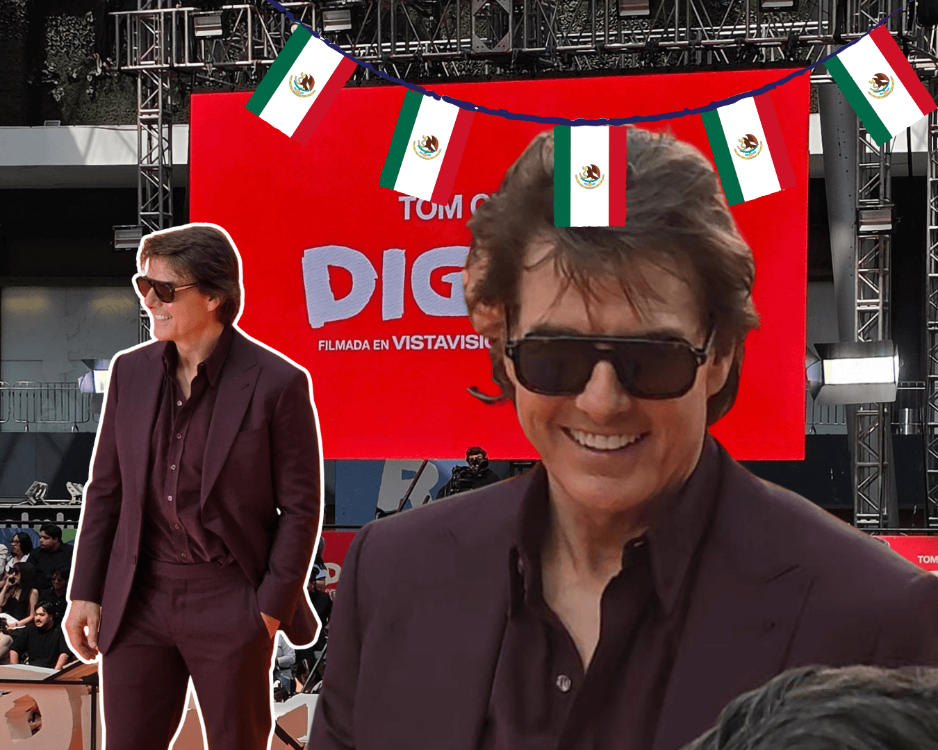 Tom Cruise premier digger mexico